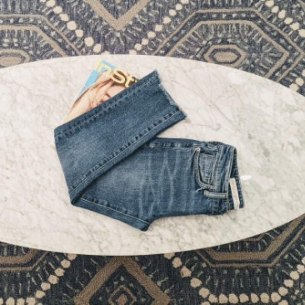 Anthropologie Pilcro & the Letterpress Jeans Slim Boyfriend Distressed 24 Petite - Picture 2 of 15